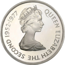 Coin, Tristan Da Cunha, Elizabeth II, 25 Pence, 1977, Franklin Mint, Proof