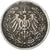 GERMANY - EMPIRE, 1/2 Mark, 1917, Berlin, AU(50-53), Silver, KM:17