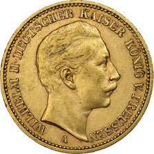 Royaume de Prusse, Wilhelm II, 20 Mark, 1896, Berlin, Or, TTB, KM:521