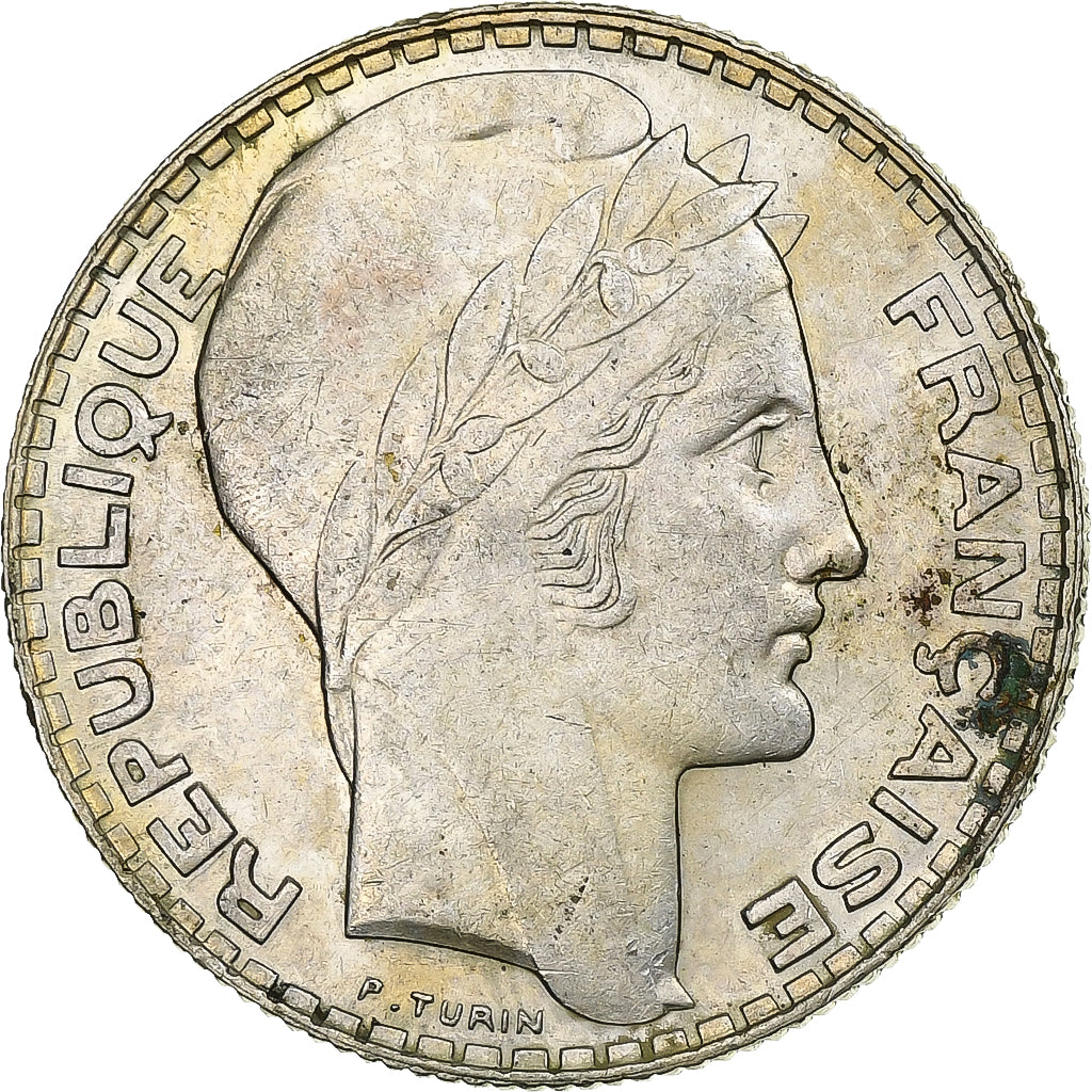 Münze, Frankreich, Turin, 10 Francs, 1939, Paris, VZ+, Silber, KM:878