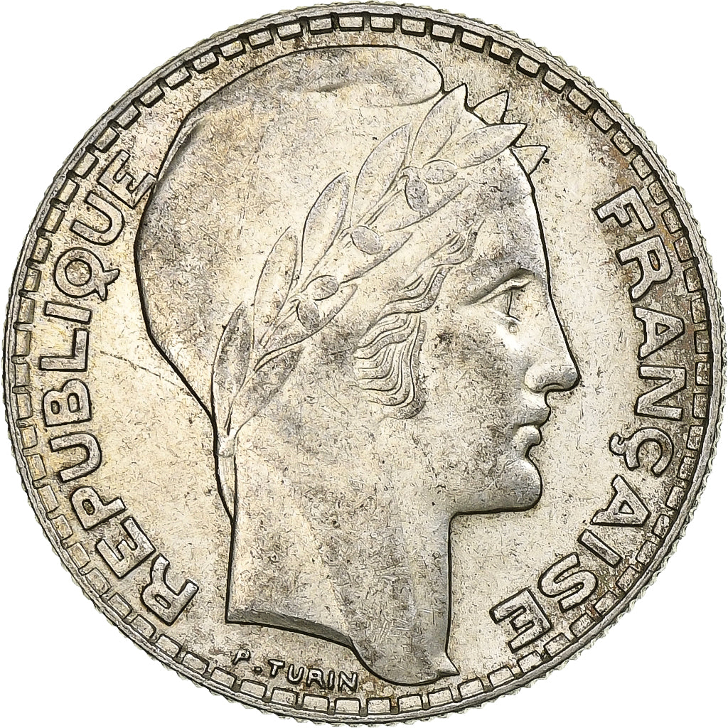 Münze, Frankreich, Turin, 10 Francs, 1939, Paris, VZ+, Silber, KM:878
