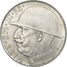 Italy, Vittorio Emanuele III, 20 Lire, 1928, Rome, Silver, EF(40-45)