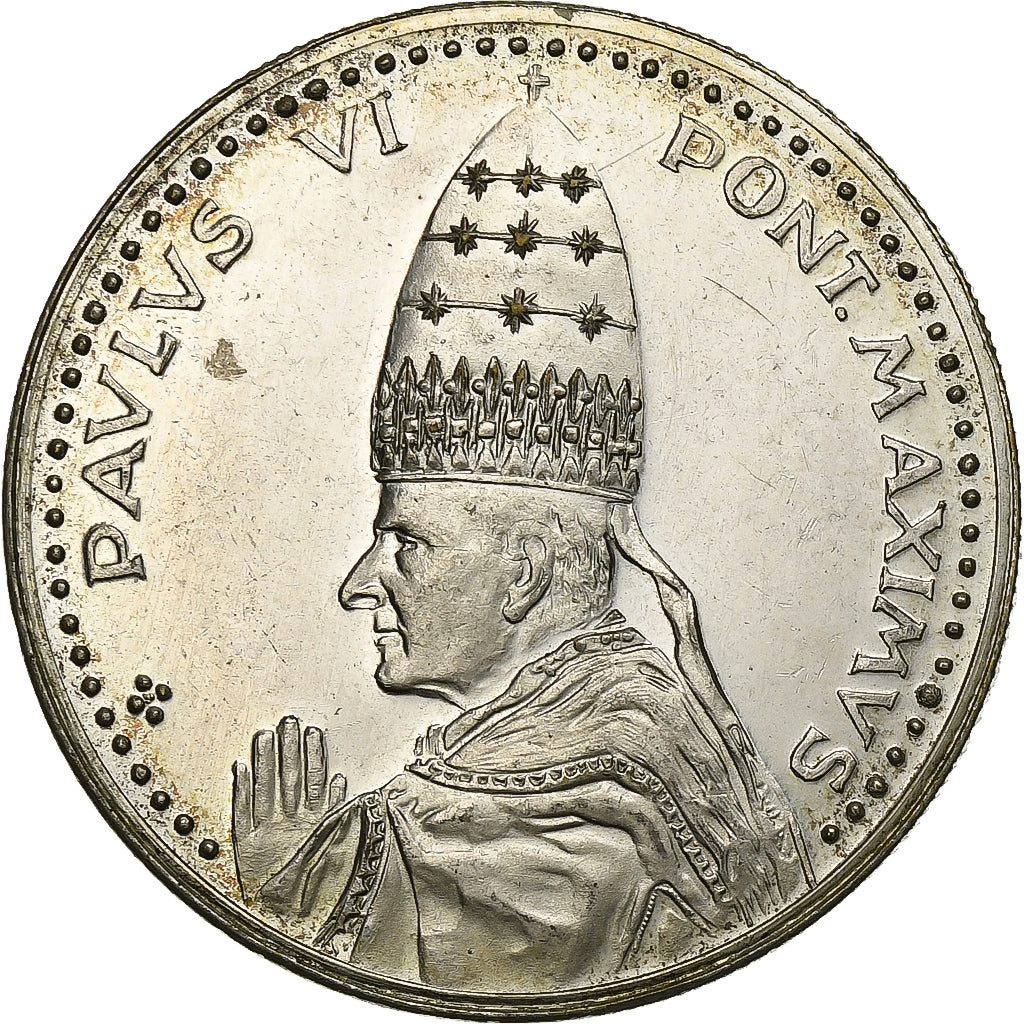Vatican, Medal, Paul VI, Michelangelo, La Pietà, Silver, AU(55-58)