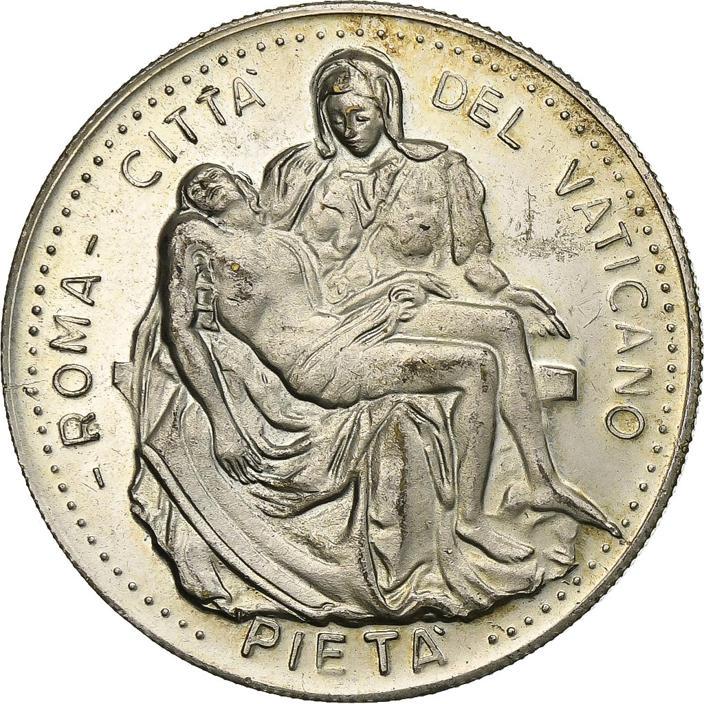 Vatican, Medal, Paul VI, Michelangelo, La Pietà, Silver, AU(55-58)