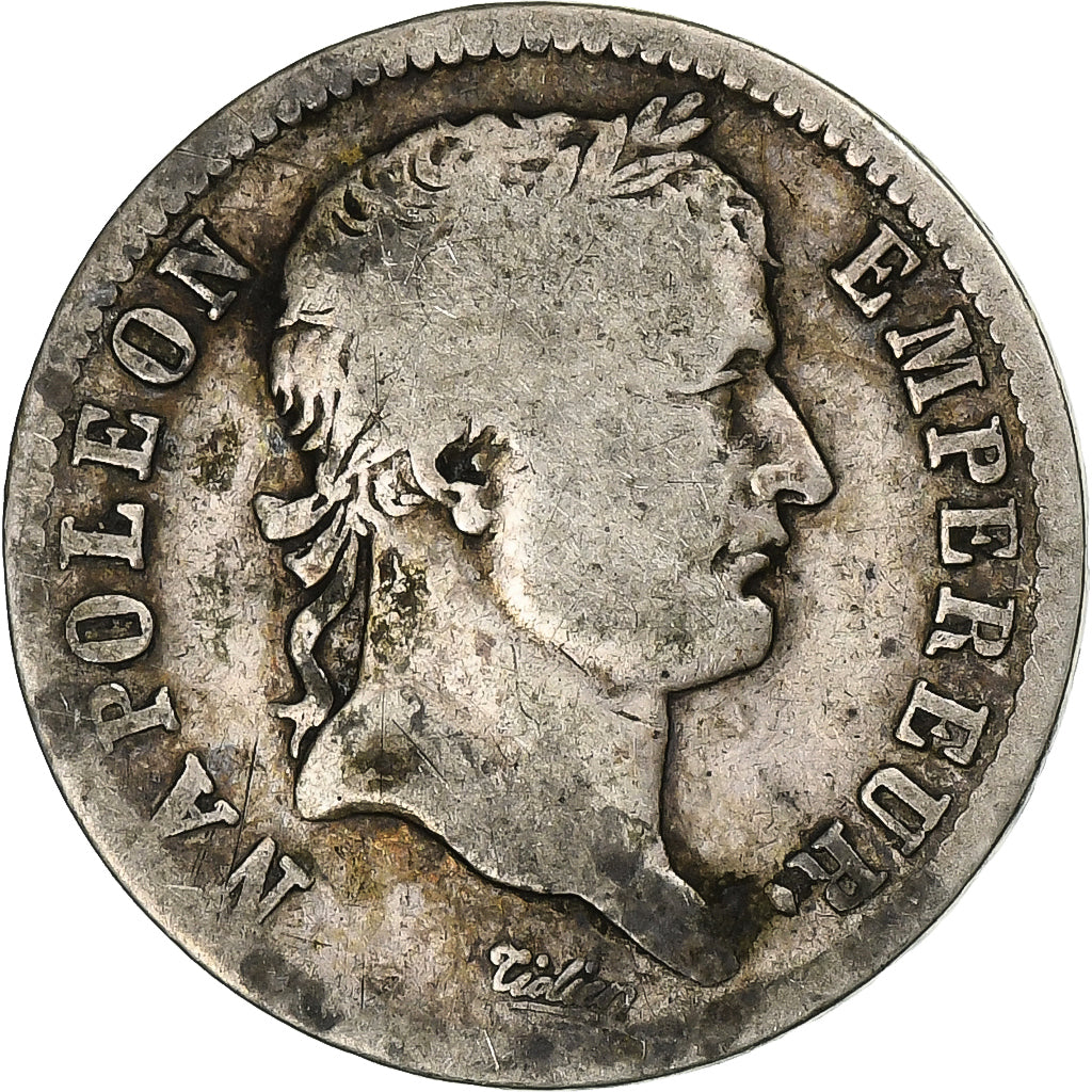 Coin, France, Napoléon I, Franc, 1810, Paris, VF(20-25), Silver, KM:692.1