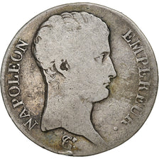 Moeda, França, Napoléon I, 5 Francs, AN 13, Paris, VF(20-25), Prata, KM:662.1