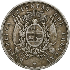 Uruguay, Peso, 1877, Paris, Argent, TB+, KM:17