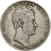 ITALIAN STATES, SARDINIA, Carlo Alberto, 5 Lire, 1844, Genoa, Silver, VF(30-35)