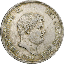 ITALIAN STATES, NAPLES, Ferdinando II, 120 Grana, 1855, Naples, Silver