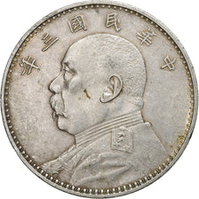 Republic of China, Dollar, Yuan, 1914, Silver, EF(40-45), KM:329