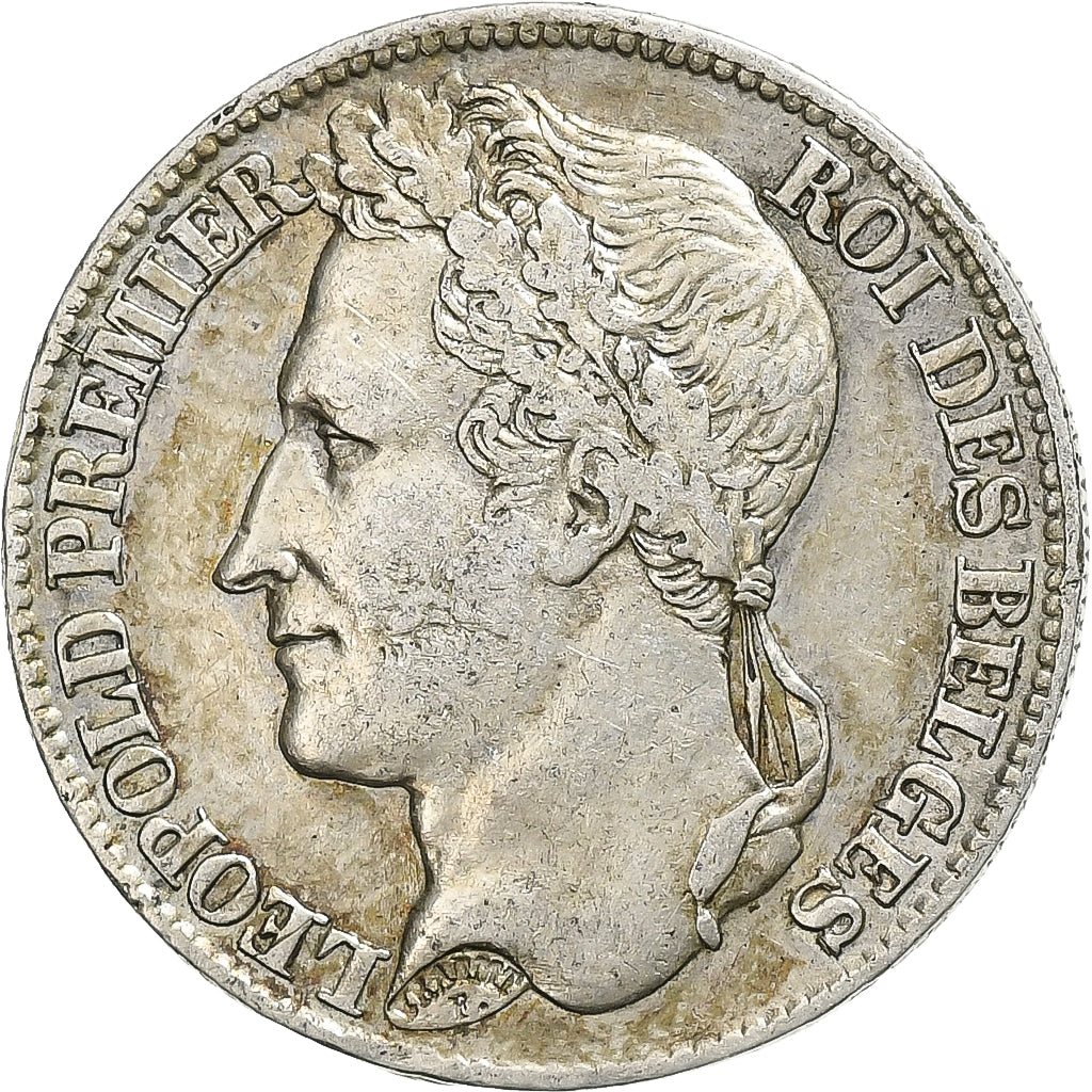 Belgium, Leopold I, Franc, 1844, Brussels, Silver, VF(30-35), KM:7.1