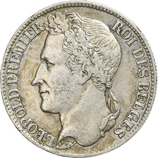 Belgium, Leopold I, Franc, 1844, Brussels, Silver, VF(30-35), KM:7.1