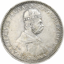 Coin, Hungary, Franz Joseph I, Korona, 1896, EF(40-45), Silver, KM:487