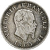Italia, Vittorio Emanuele II, Lira, 1863, Milan, Argento, MB+, KM:5a.1