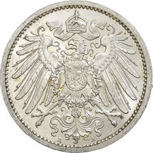 GERMANY - EMPIRE, Wilhelm II, Mark, 1910, Berlin, Silver, AU(50-53), KM:14