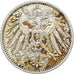 GERMANY - EMPIRE, Wilhelm II, Mark, 1914, Berlin, Silver, EF(40-45), KM:14