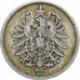 GERMANY - EMPIRE, Wilhelm I, Mark, 1887, Berlin, Silver, EF(40-45), KM:7
