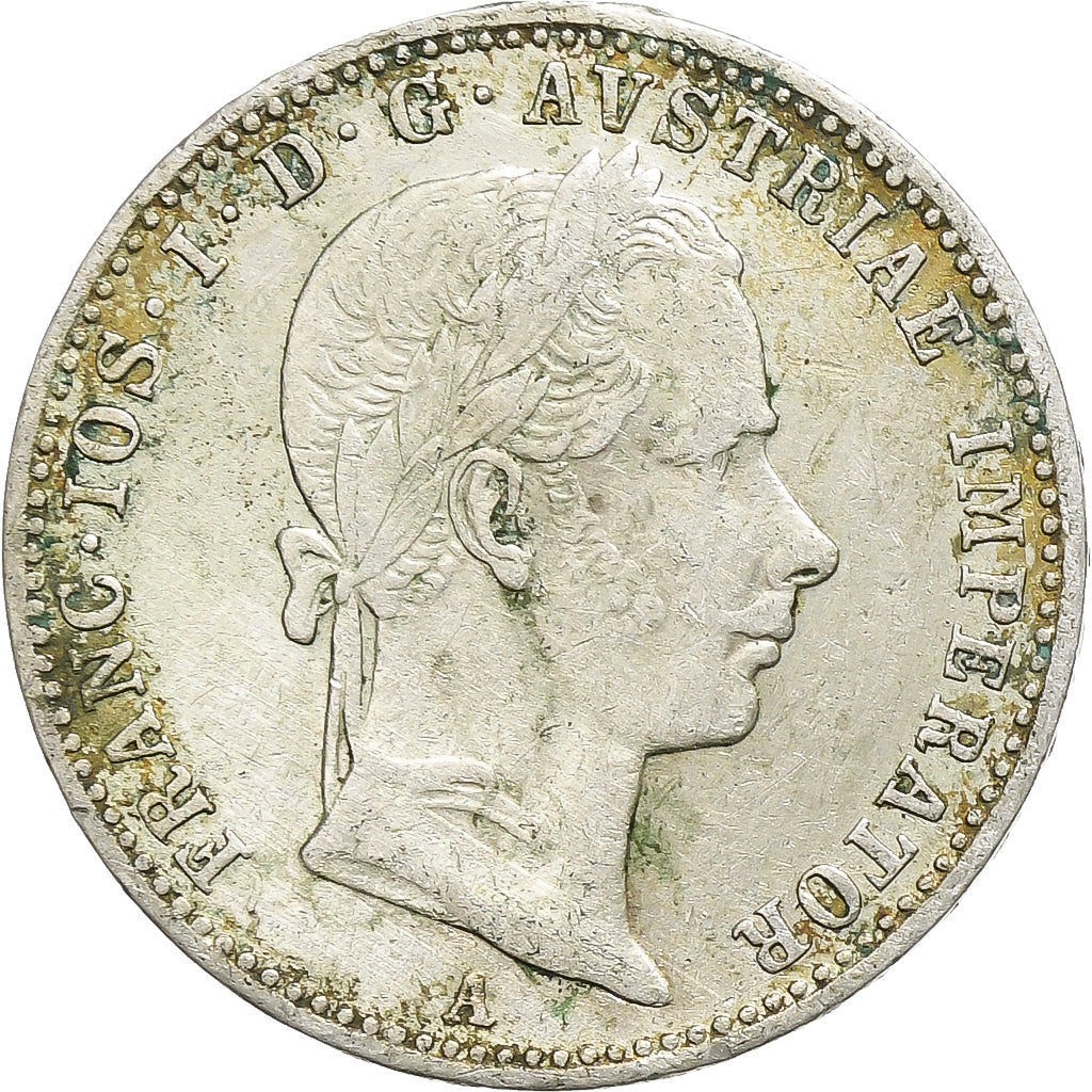 Austria, Franz Joseph I, 1/4 Florin, 1857, Vienna, Silver, EF(40-45), KM:2213