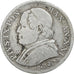 STATI ITALIANI, PAPAL STATES, Pius IX, Lira, 1867, Roma, MB+, Argento, KM:1378
