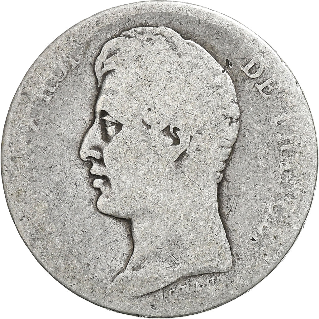 Francia, Franc, Charles X, 1829, Toulouse, Plata, BC, KM:724.10