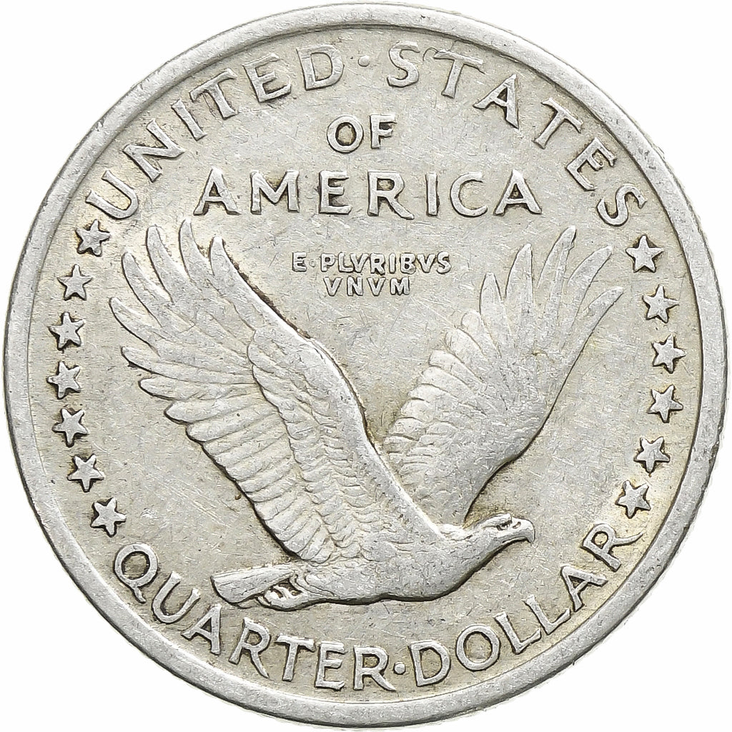 United States, Quarter, 1917, Philadelphia, Silver, EF(40-45), KM:145