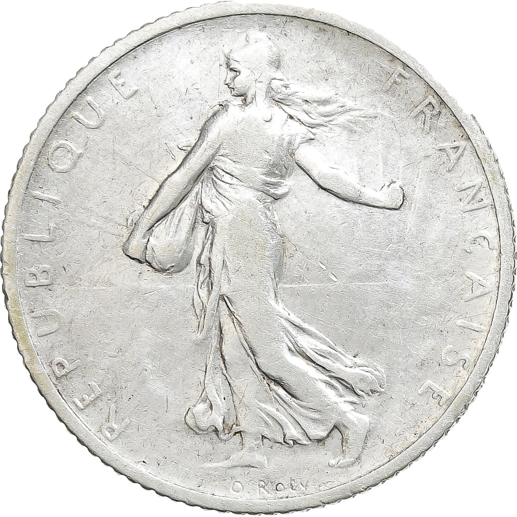 Francia, Semeuse, Franc, 1905, MB, Argento, KM:844.1, Gadoury:467