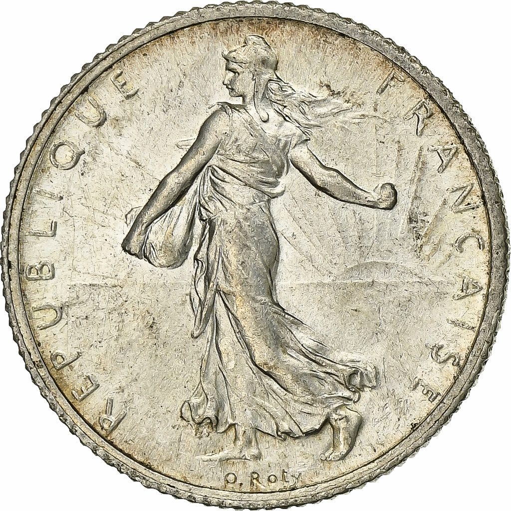 Francia, Franc, Semeuse, 1916, Paris, Argento, SPL, Gadoury:467, KM:844.1
