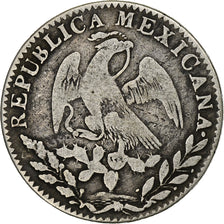 Messico, 2 Reales, 1850, Culiacan, Argento, MB+, KM:374.11