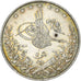 Egypt, Abdul Hamid II, 5 Qirsh, 1906, Silver, MS(60-62), KM:294