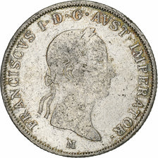 Austria, Franz II (I), 20 Kreuzer, 1832, Milan, Silver, VF(30-35), KM:2147