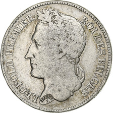Coin, Belgium, Leopold I, 2 Francs, 2 Frank, 1843, VF(20-25), Silver, KM:9.2