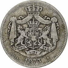 Romania, Carol I, 2 Lei, 1873, Silver, VF(30-35), KM:8