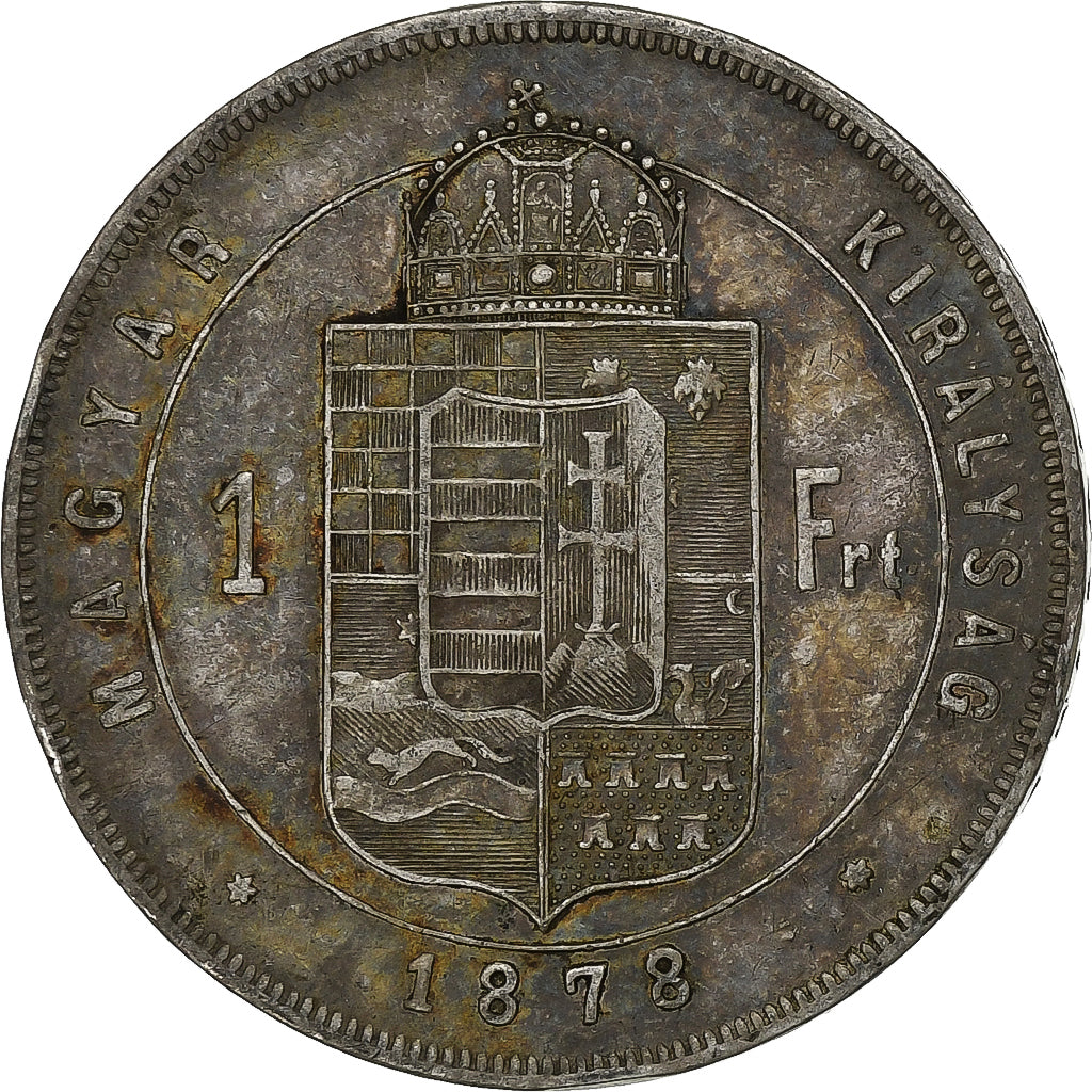 Hungary, Franz Joseph I, Forint, 1878, Kremnica, Silver, AU(55-58), KM:453.1