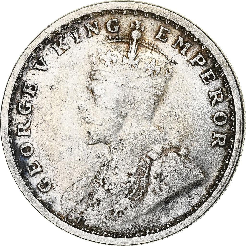 INDIA-BRITISH, Rupee, 1919, KM #524, EF(40-45), Silver, 11.55