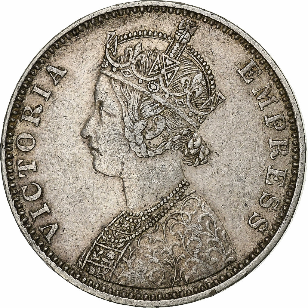 British India, Victoria, Rupee, 1901, Silver, EF(40-45), KM:492