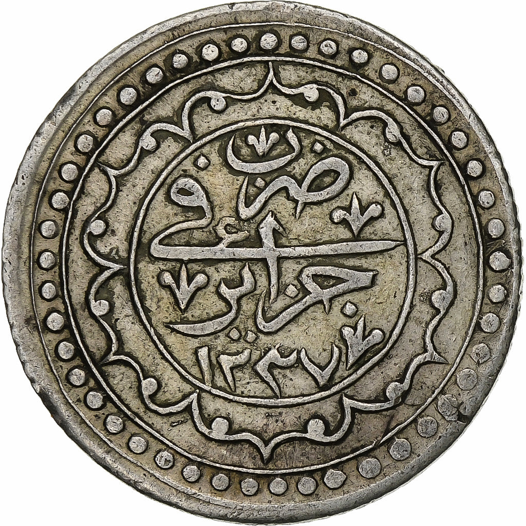 Algérie, Mahmud II, Budju, 1822/AH1237, Argent, TTB+