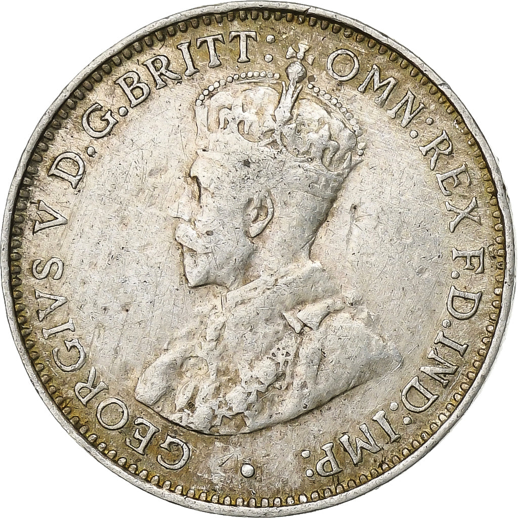 Australia, George V, Threepence, 1915, Silver, EF(40-45), KM:24