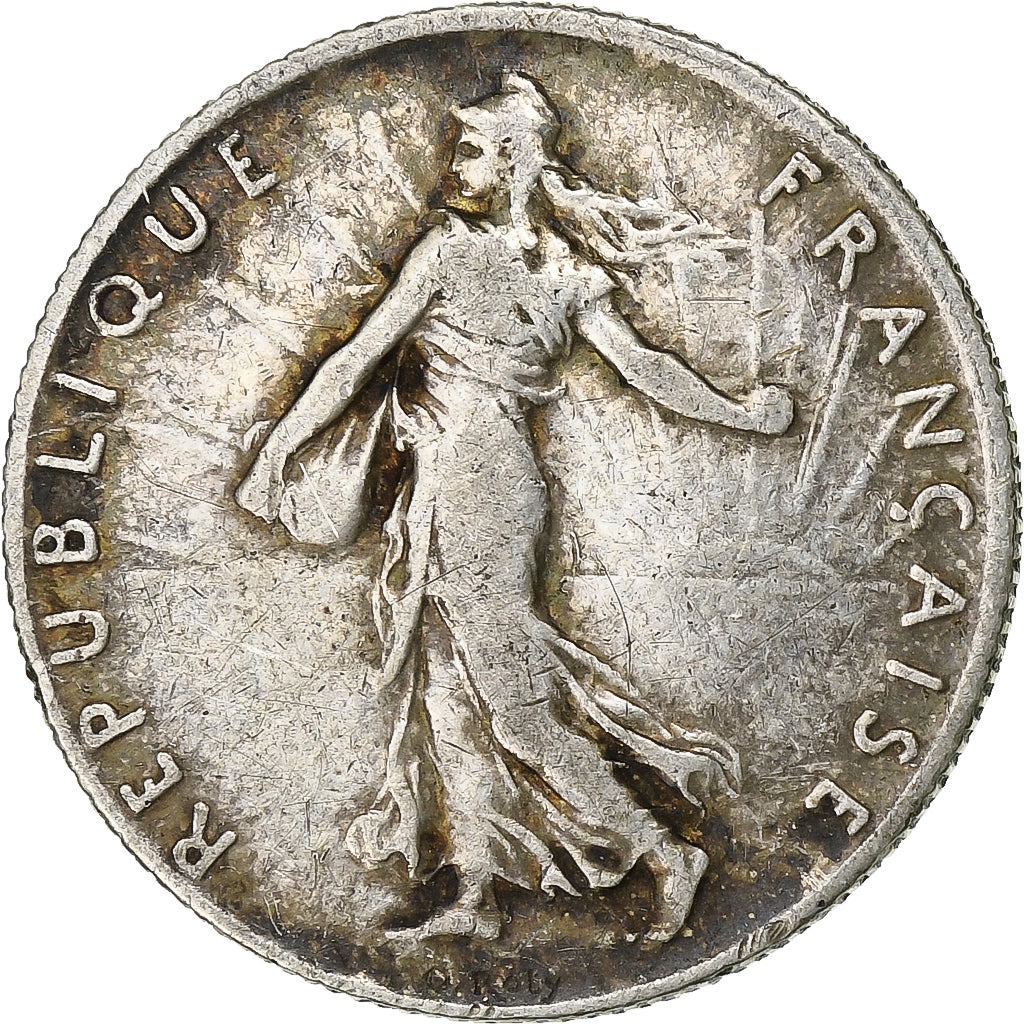 Frankreich, Semeuse, 50 Centimes, 1908, Paris, AU(50-53), Silber, KM:854
