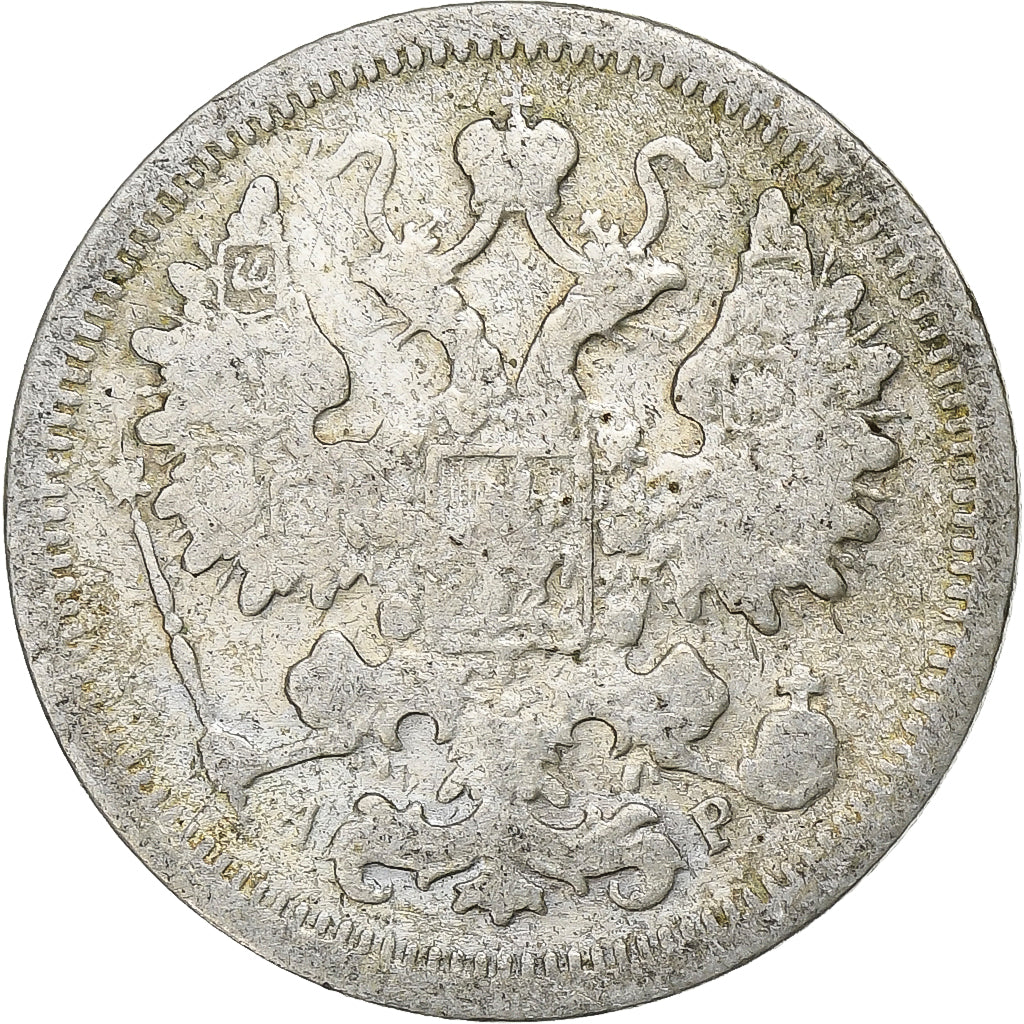Moneta, Russia, Nicholas II, 15 Kopeks, 1902, Saint-Petersburg, MB+, Argento