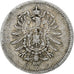 GERMANY - EMPIRE, Wilhelm I, 20 Pfennig, 1874, Stuttgart, Silver, VF(30-35)