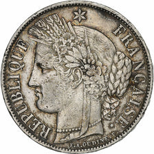 Moneta, Francia, Cérès, 5 Francs, 1851, Paris, MB+, Argento, Gadoury:719