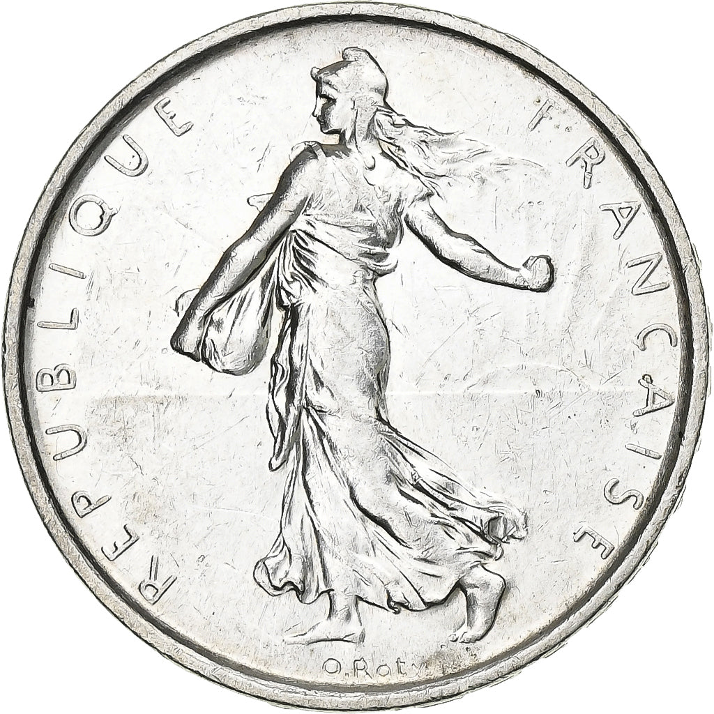 Coin, France, Semeuse, 5 Francs, 1966, Paris, MS(63), Silver, KM:926