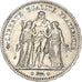 Coin, France, Hercule, 5 Francs, 1876, Paris, AU(50-53), Silver, KM:820.1