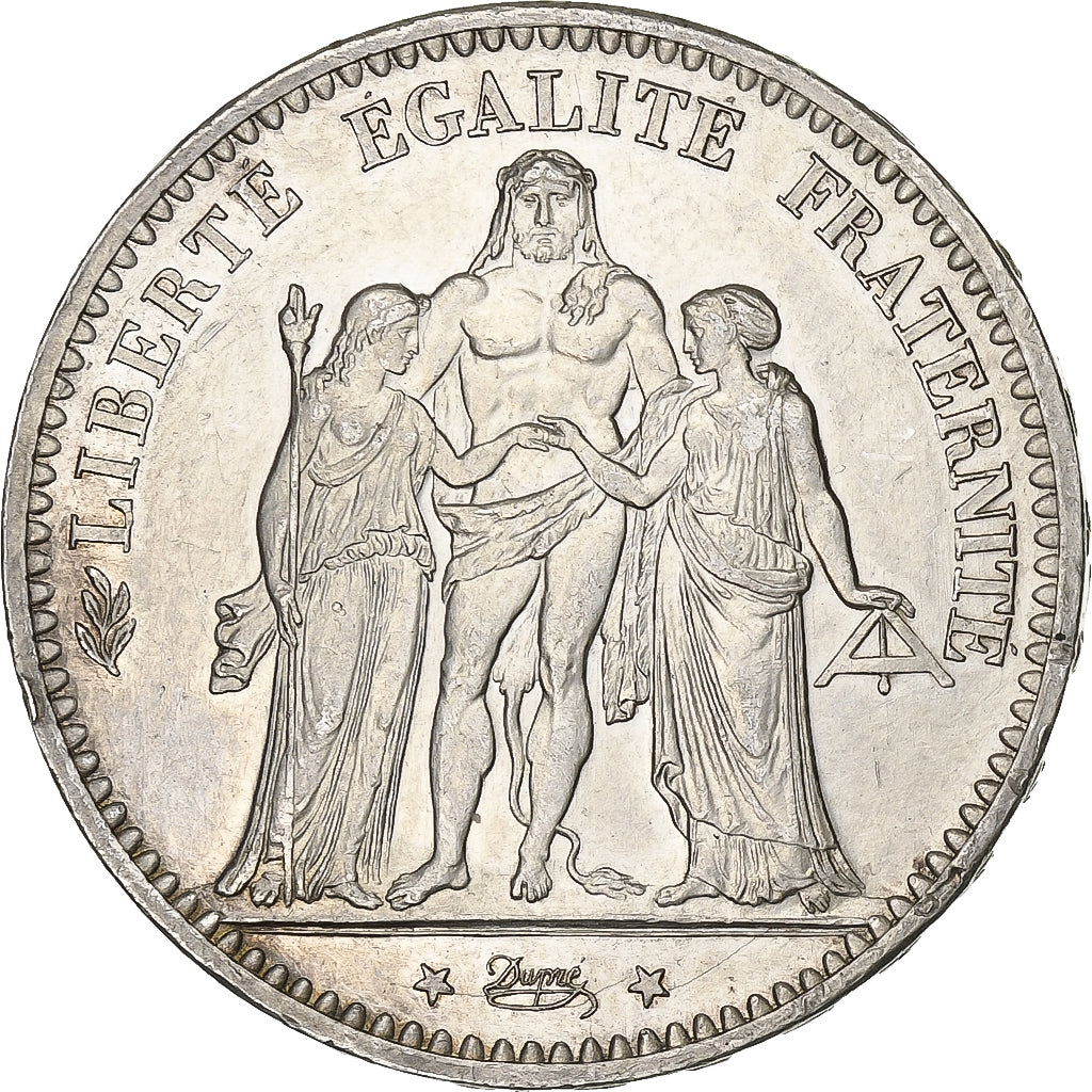 Coin, France, Hercule, 5 Francs, 1874, Paris, AU(50-53), Silver, KM:820.1