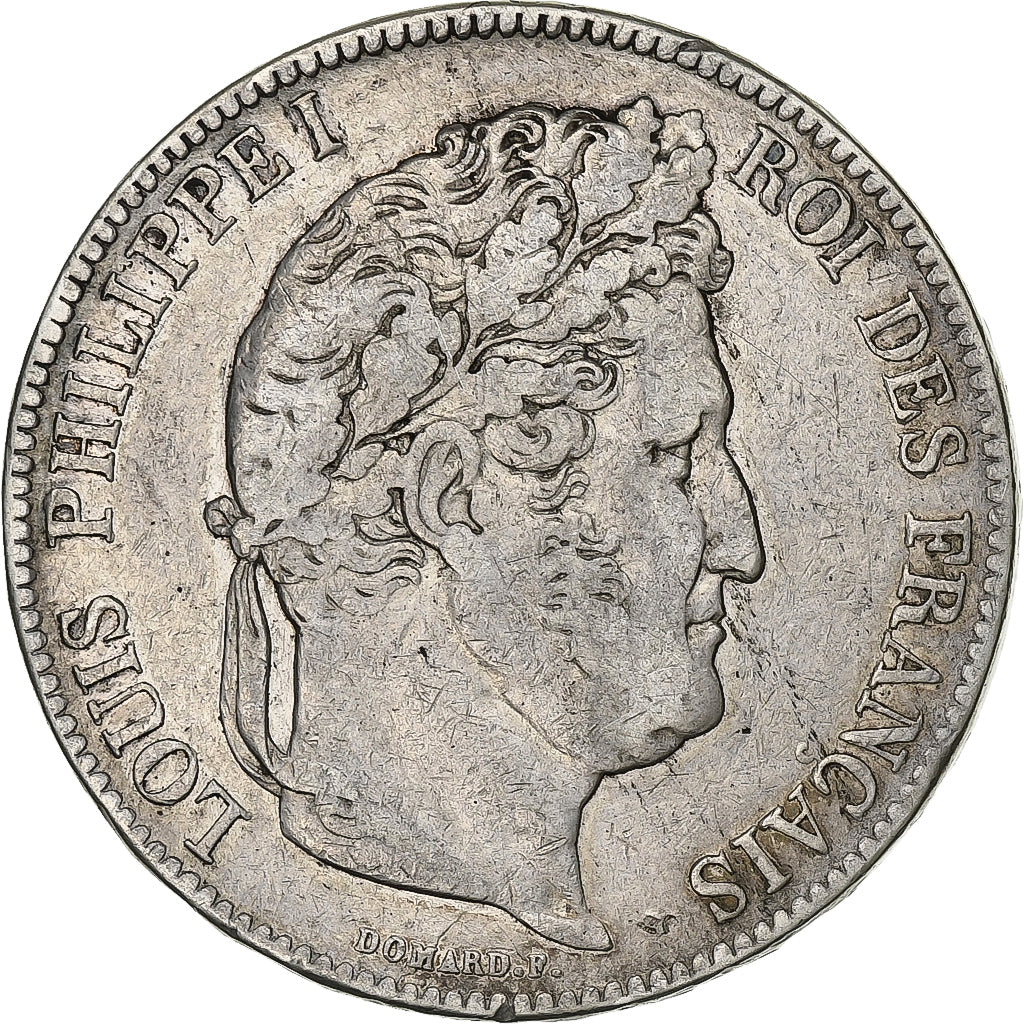 Monnaie, France, Louis-Philippe, 5 Francs, 1833, Nantes, TB+, Argent