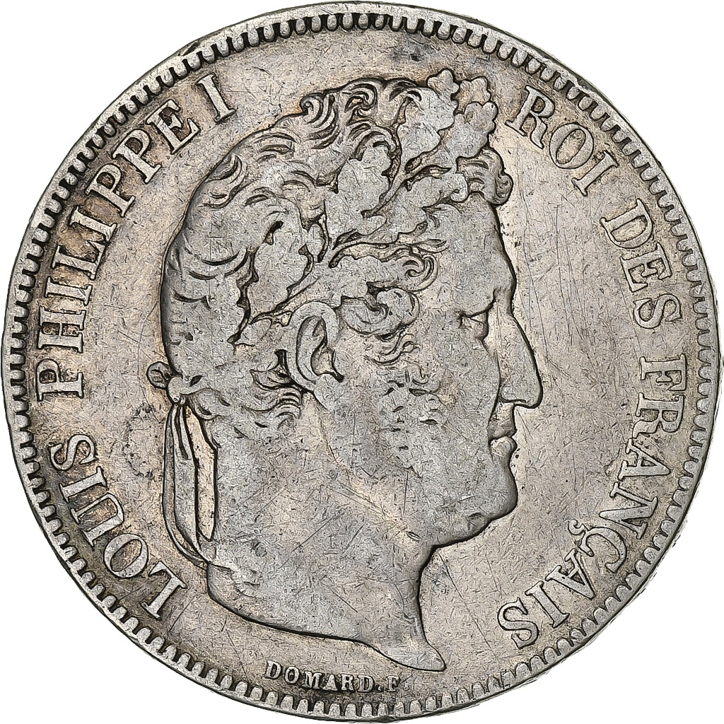 Monnaie, France, Louis-Philippe, 5 Francs, 1832, Nantes, TB, Argent