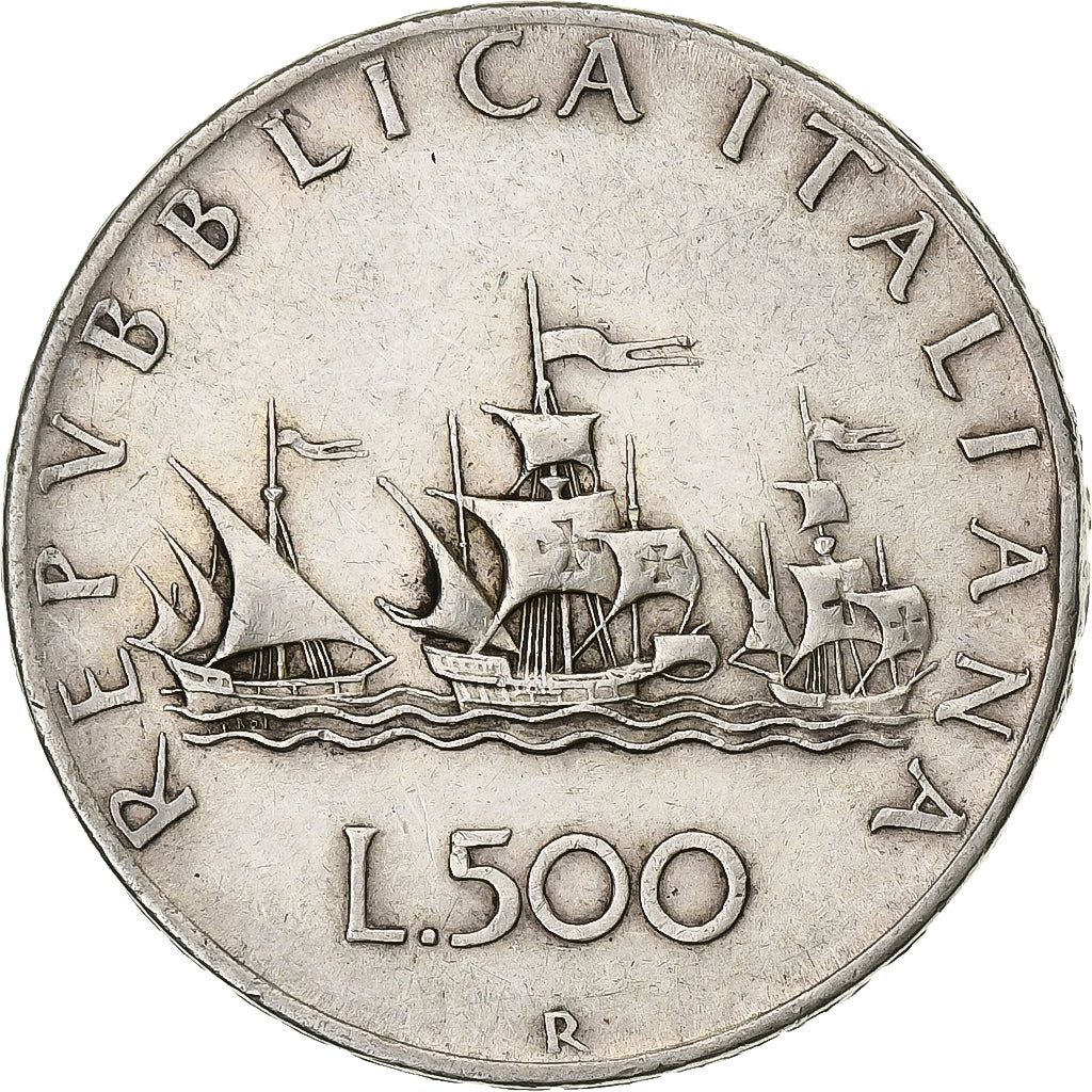 Italy, 500 Lire, 1958, Rome, Silver, AU(50-53), KM:98