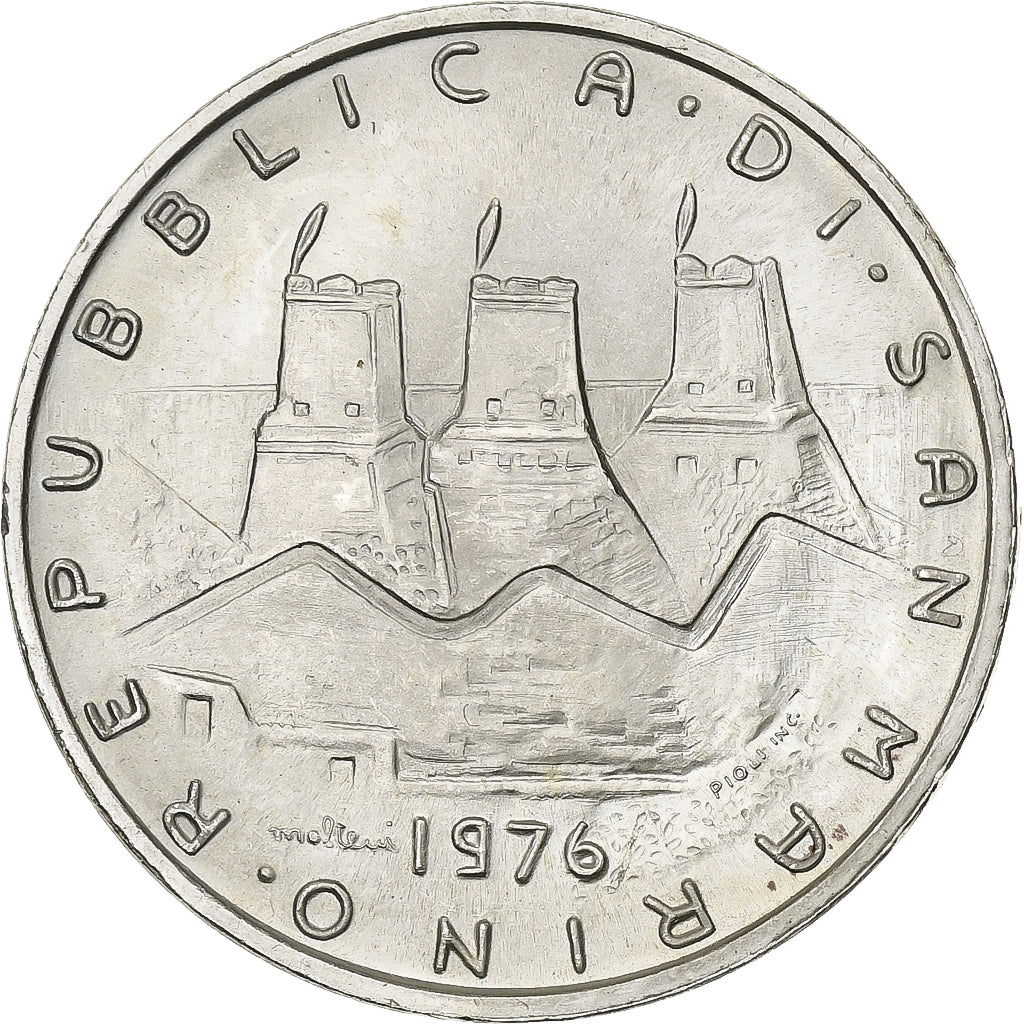 Moneta, San Marino, 500 Lire, 1976, Rome, FDC, Argento, KM:58