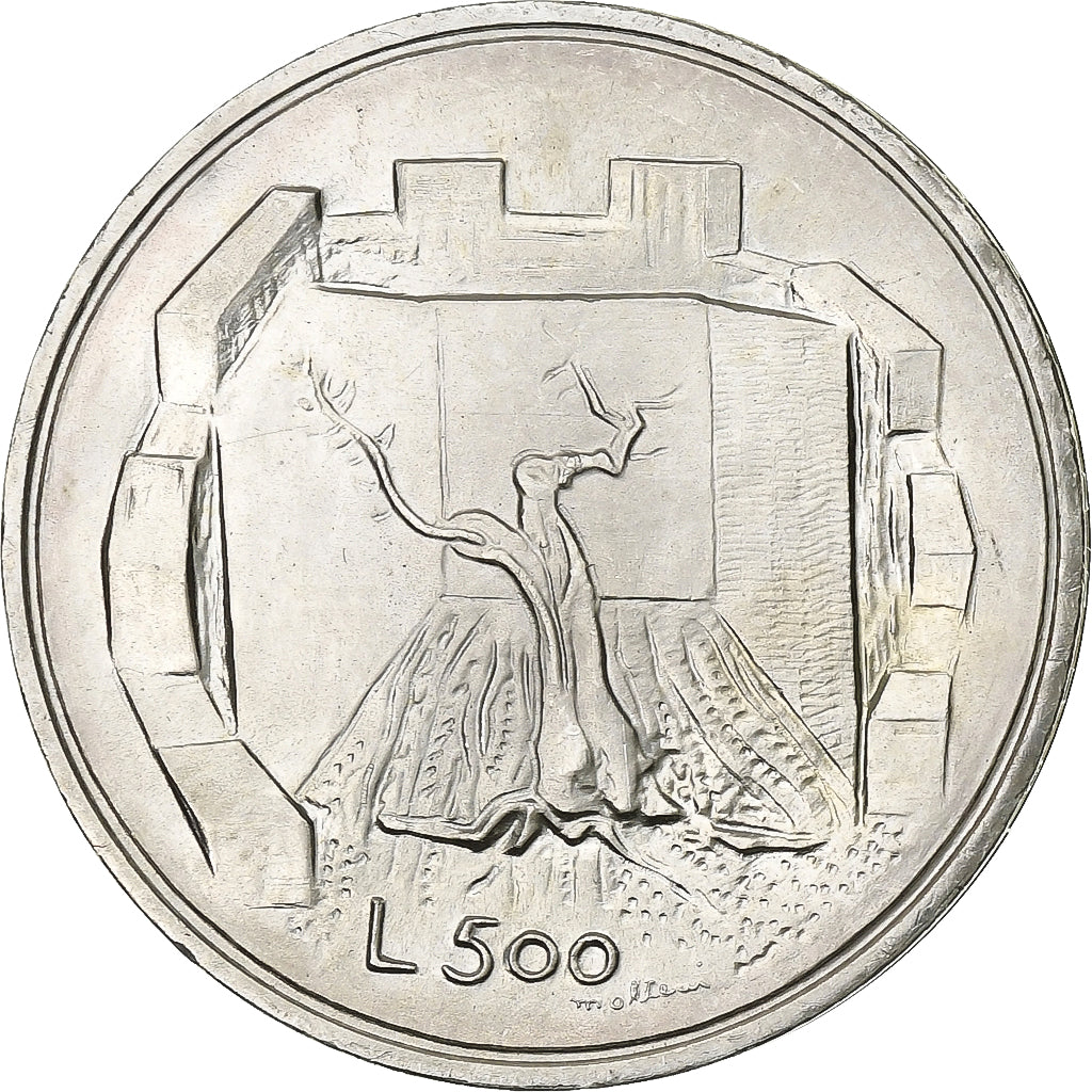 Moneta, San Marino, 500 Lire, 1976, Rome, FDC, Argento, KM:58