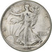 États-Unis, Walking Liberty Half Dollar, 1945, Philadelphie, Argent, TB